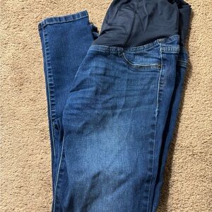 Dark Blue Maternity Jeans